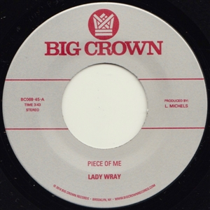 LADY WRAY - PIECE OF ME / COME ON IN 132738