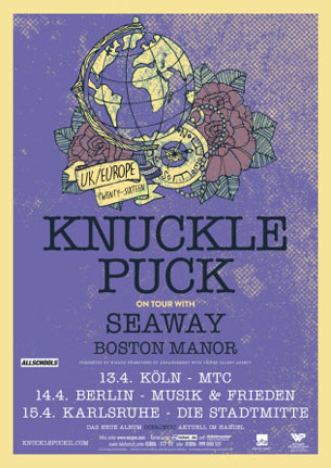 Die Chicago Pop-Punks KNUCKLE PUCK im April 2016 Live in Deutschland!