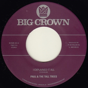 PAUL & THE TALL TREES / MATTISON - I EXPLAINED IT ALL B/W WATCH OUT 132106