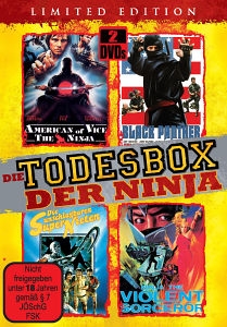 NINJA DOPPEL DVD BOX (4 FILME AUF 2 DVDS) - DIE TODESBOX DER NINJA - LIMITED EDITION 142066