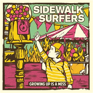 SIDEWALK SURFERS - GROWING UP IS A MESS (ORANGE) 144343