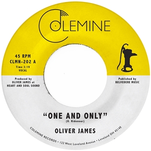 JAMES, OLIVER - ONE AND ONLY 153609