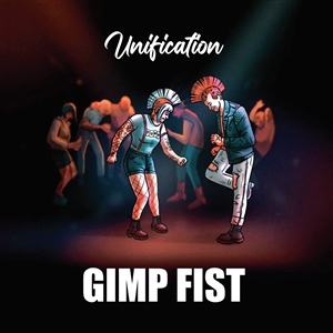 GIMP FIST - UNIFICATION (TRANSPARENT RED W/ BLUE SPLASHES VINYL) 162877