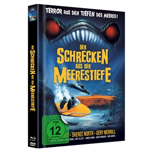 MEDIABOOK BLU-RAY, DVD + HÖRSPIEL CD - DER SCHRECKEN AUS DER MEERESTIEFE - COVER D 163824